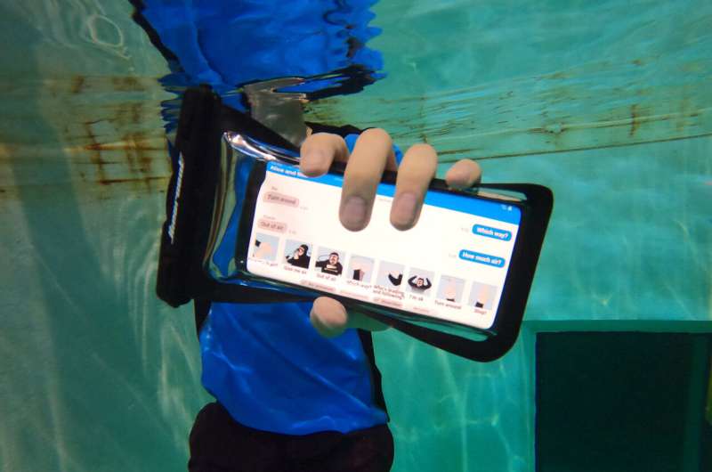 UW researchers bring first underwater messaging app to smartphones
