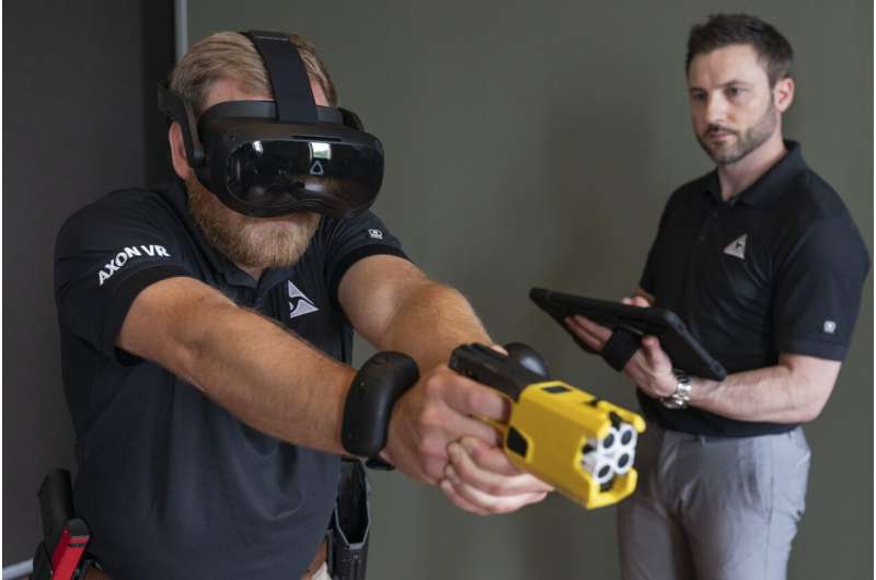 Virtual reality brings portable Taser training to police