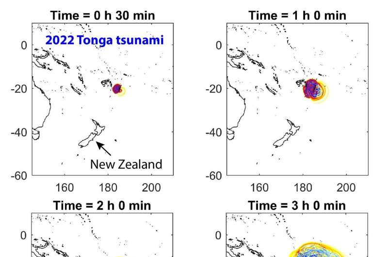 La ola creada por la erupción del volcán Tonga alcanzó los 90 metros, nueve veces más alta que el tsunami de Japón de 2011