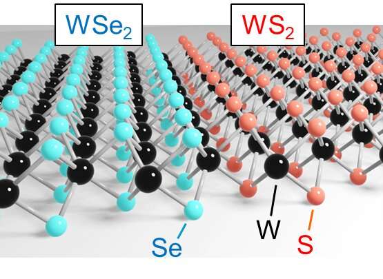Weaving atomically thin seams of light with in-plane heterostructures