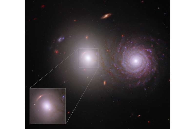 Webb, Hubble Team Up to Trace Interstellar Dust Within a Galactic Pair
