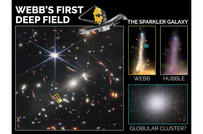 Webb revela una galaxia que brilla con los cúmulos estelares más antiguos del universo