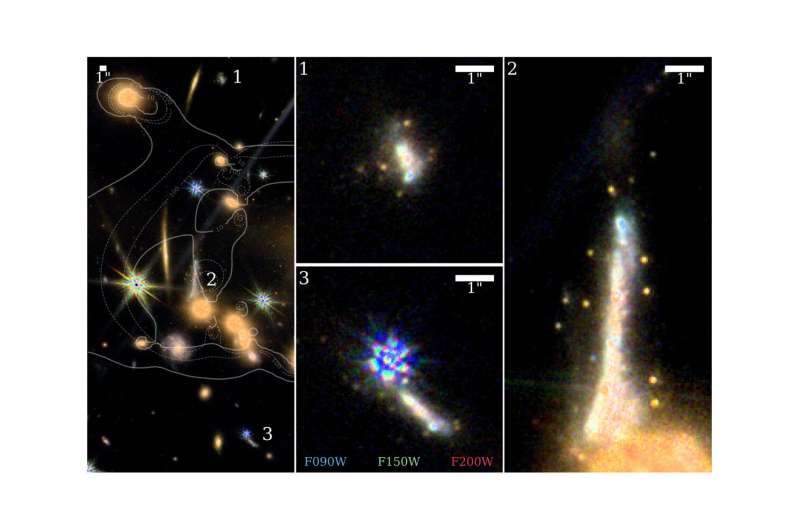 Webb révèle une galaxie scintillante avec les plus anciens amas d'étoiles de l'univers