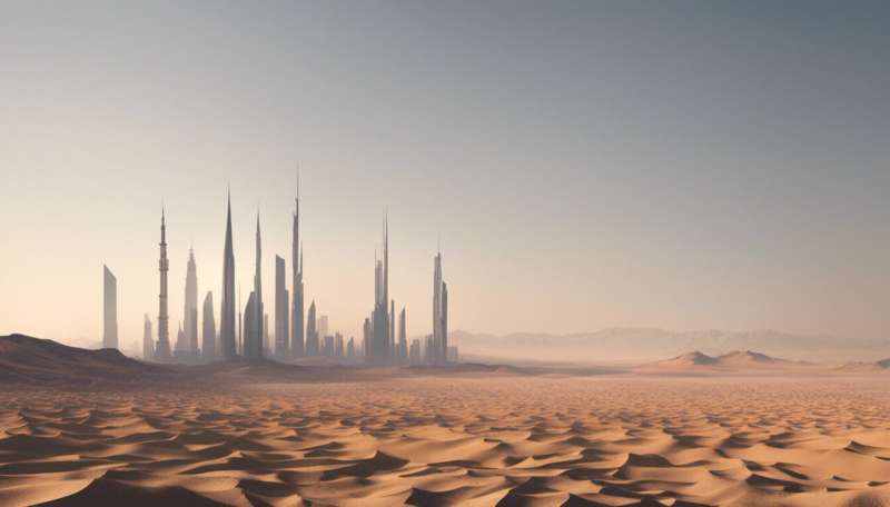 What is The Line, the 170km-long mirrored metropolis Saudi Arabia is building in the desert?