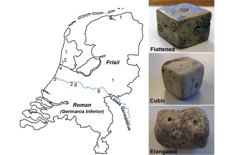 Why early Romans used lopsided dice