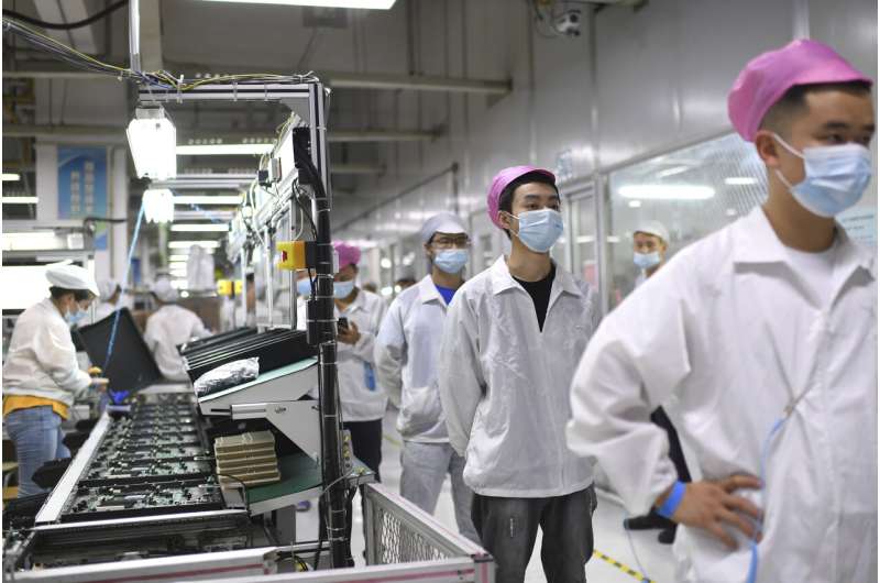 Workers protest, beaten at virus-hit Chinese iPhone factory