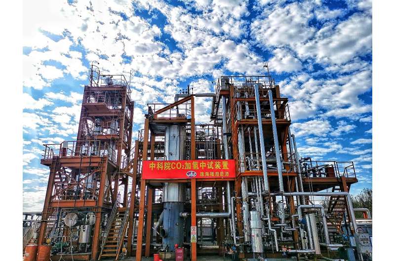 World's first pilot project producing gasoline from carbon dioxide hydrogenation completes trial operation