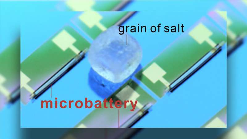 World's smallest battery can power computer with the size of a grain of dust