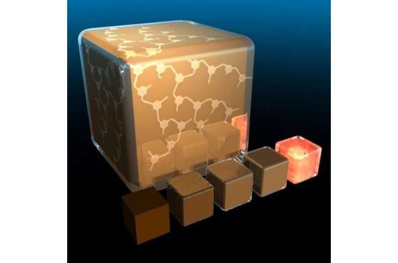 Wrapping of nanosize copper cubes can help convert carbon dioxide into other chemicals