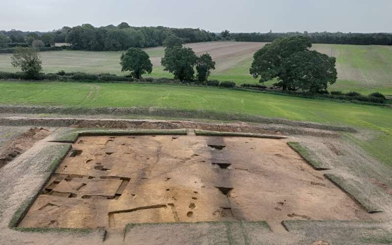 1,400-year-old temple discovered at Suffolk royal settlement