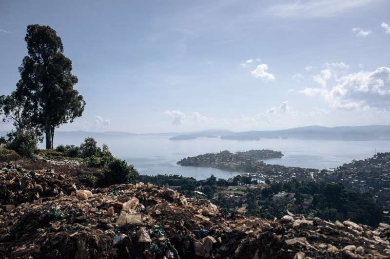 A city of around two million people, Bukavu extends from hillsides overlooking Lake Kivu to a peninsula that juts into the lake 