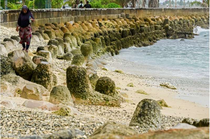 A giant sea wall already surrounds the city of Male, but Muizzu said there is potential to expand elsewhere