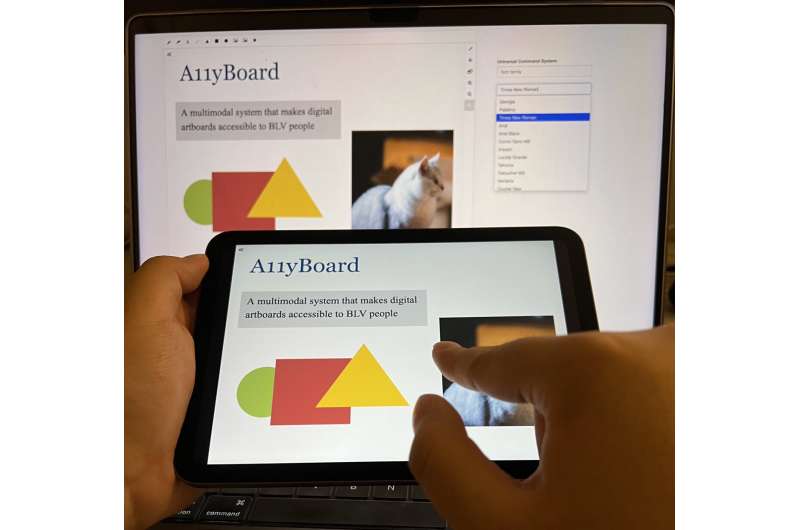 A Google Slides extension can make presentation software more accessible for blind users