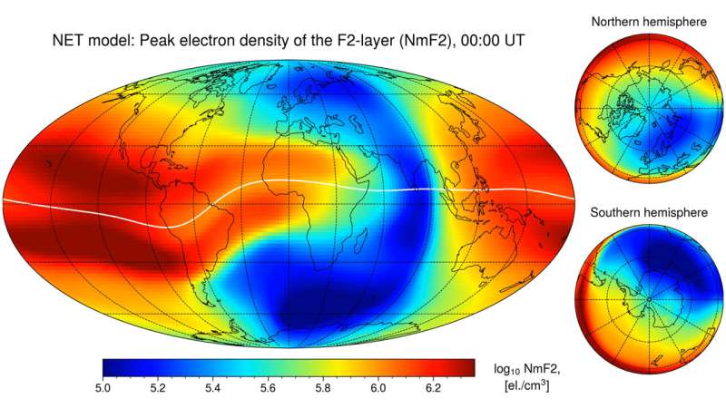 A more precise model of the Earth's ionosphere