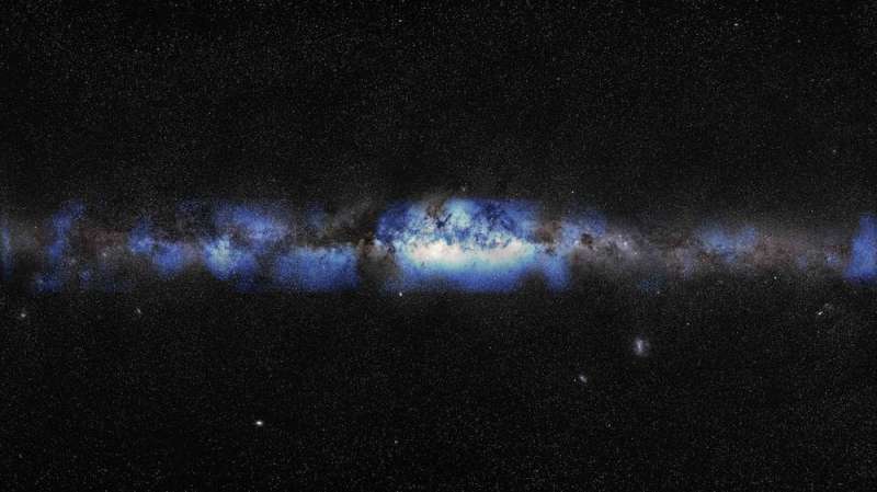 A neutrino portrait of our galaxy reveals high-energy particles from within the Milky Way