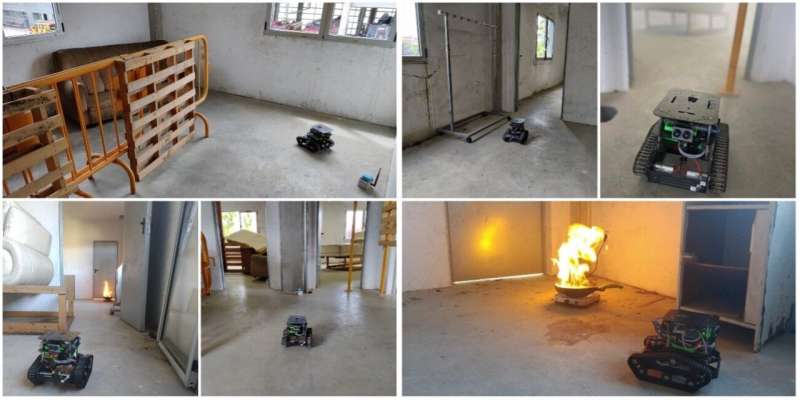 A robot that can help firefighters during indoor emergencies