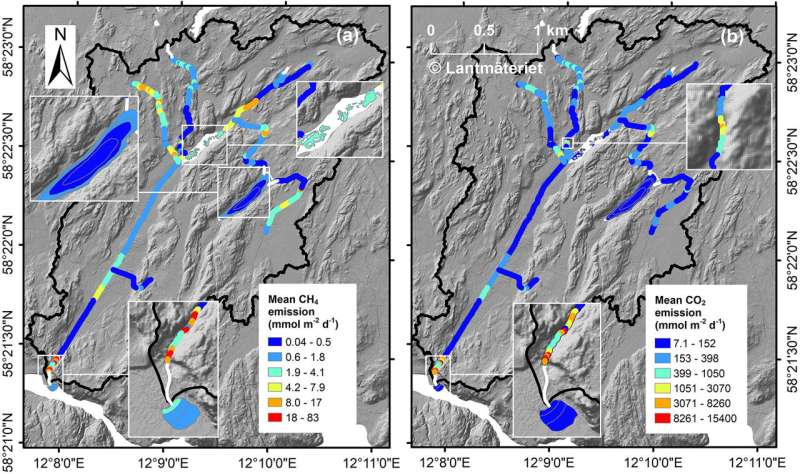 A viscious circle: Climate change affects greenhouse gas emissions from stream networks