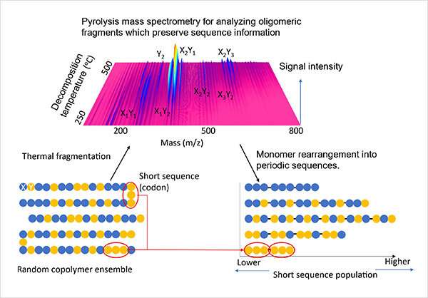 AI-based mass spectrometric technique capable of determining the monomeric sequence of a polymer