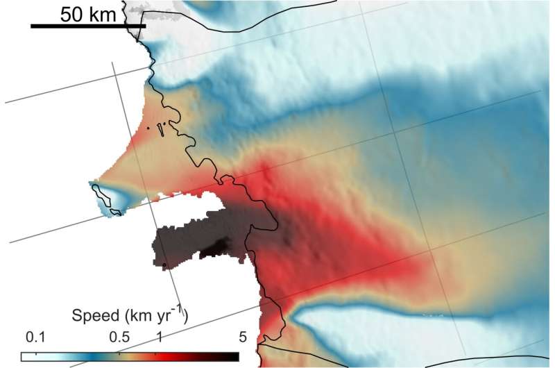AI developed to monitor changes to the globally important Thwaites Glacier