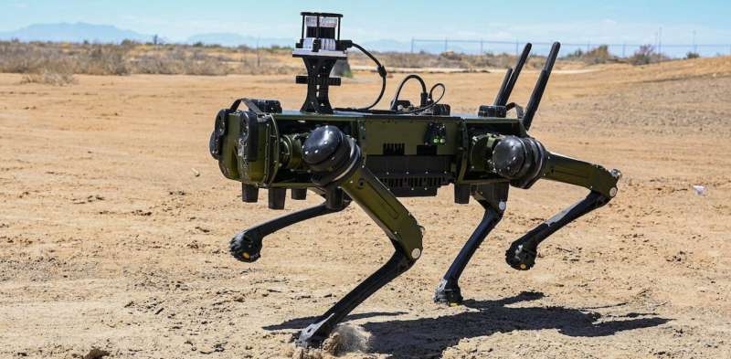 A IA já está sendo combinada com a robótica – um resultado poderia ser novas armas poderosas