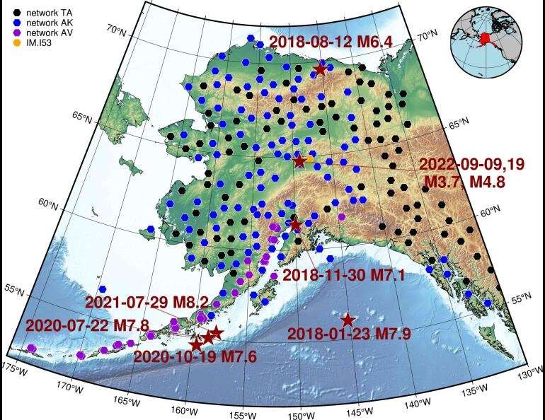 Alaska scientists find novel way to aid earthquake magnitude determination