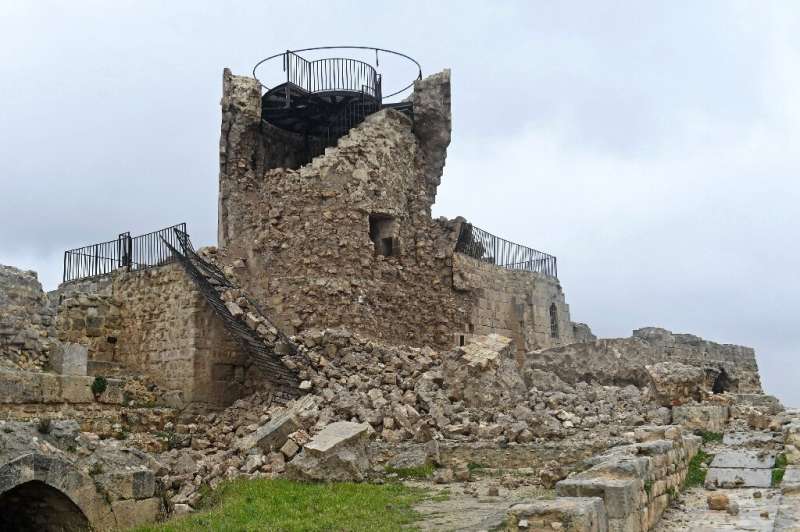 Aleppo's ancient citadel was damaged following the deadly earthquake