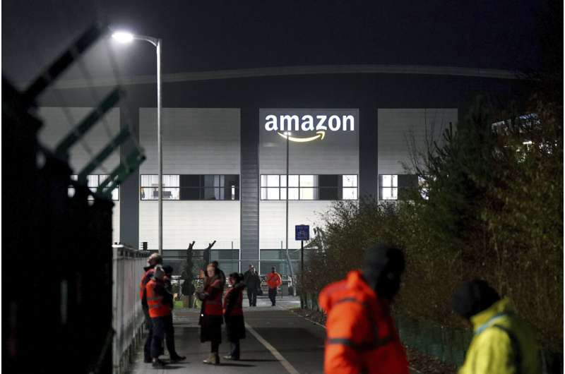 Amazon workers stage first UK strike, adding to labor chaos