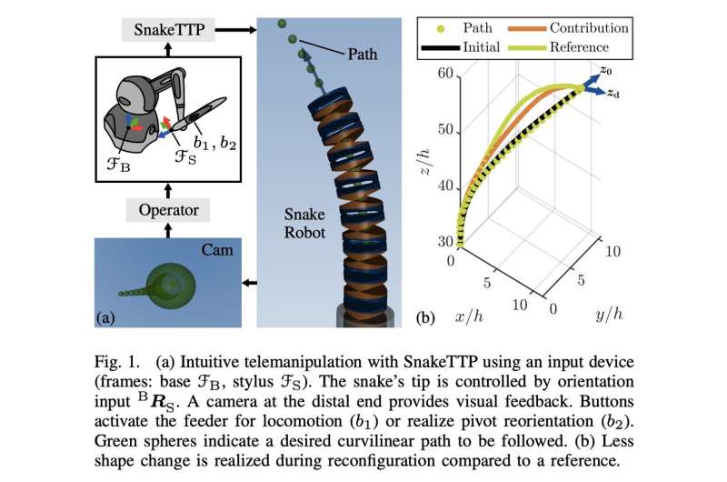 An effective strategy to remotely operate snake robots