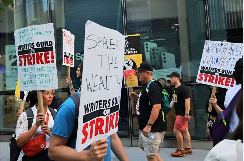 An ongoing strike by actors and writers gripping Hollywood is being credited with increased interest in unionizing by behind-the