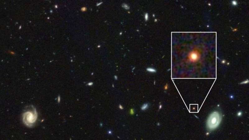 Ancient galaxy's traits revealed using space telescope
