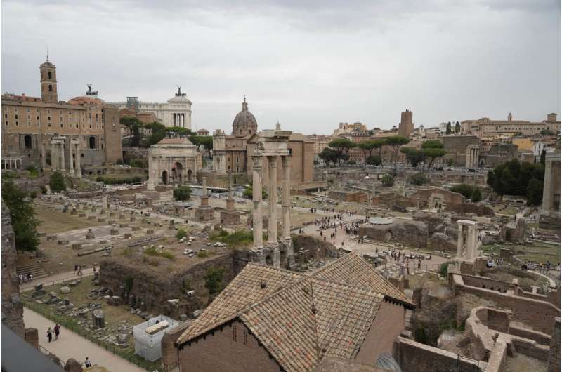 Ancient 'power' palazzo on Rome's Palatine Hill reopens to tourists, decades after closure.