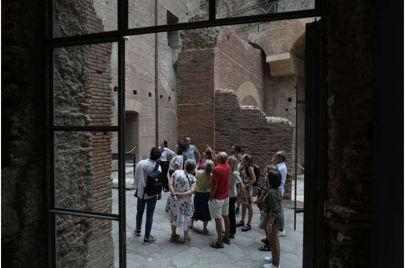 Ancient 'power' palazzo on Rome's Palatine Hill reopens to tourists, decades after closure.