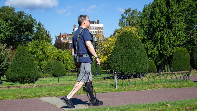 Ankle exosuit for community walking aims to give post-stroke wearers more independence