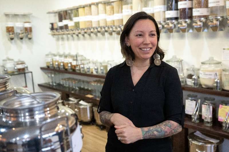 Anna Marino, owner and founder of Mason &amp; Greens, a zero-waste, sustainable lifestyle dry goods and grocery store that newly