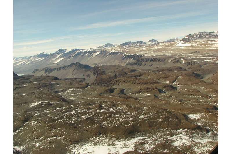 Antarctic dry valleys haven't always been dry