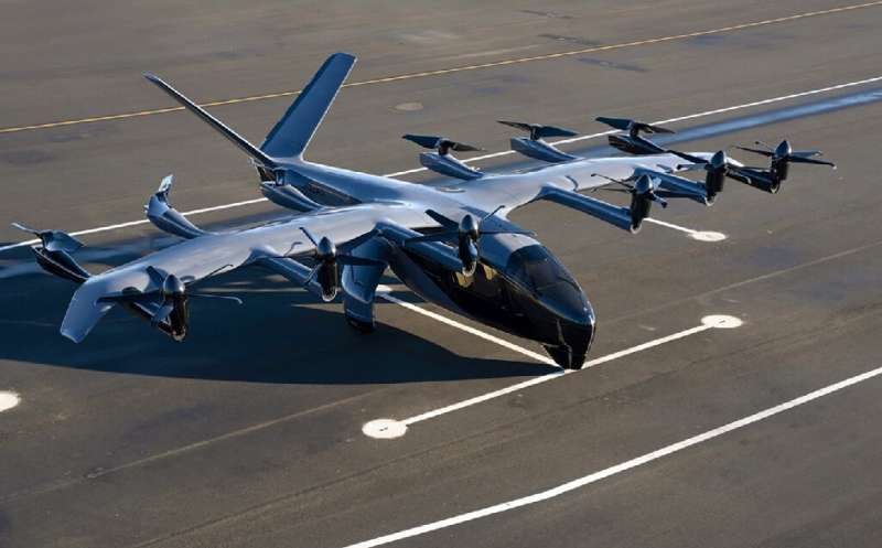 Archer's vertical takeoff and landing aircraft, called Midnight, is designed to make consecutive trips of around 20 miles