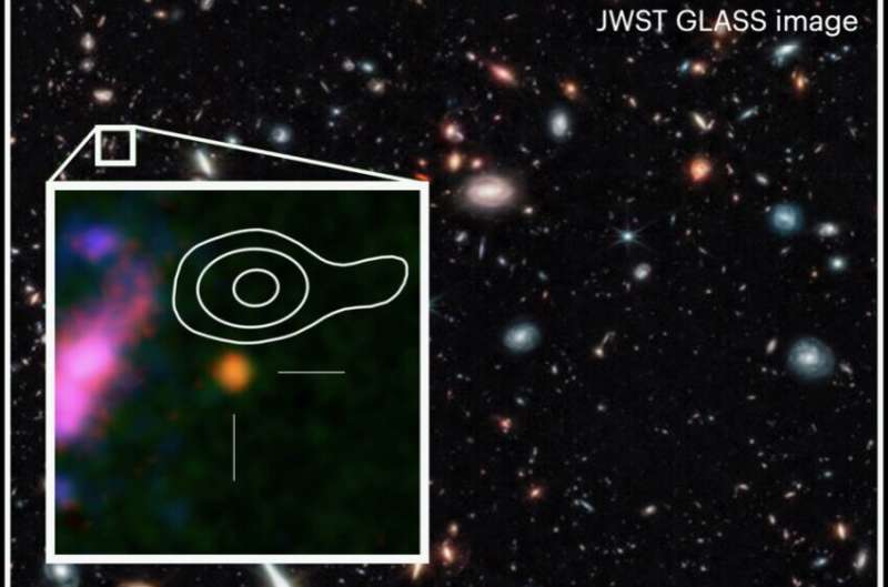 Les astronomes confirment l'âge de la galaxie la plus éloignée avec de l'oxygène