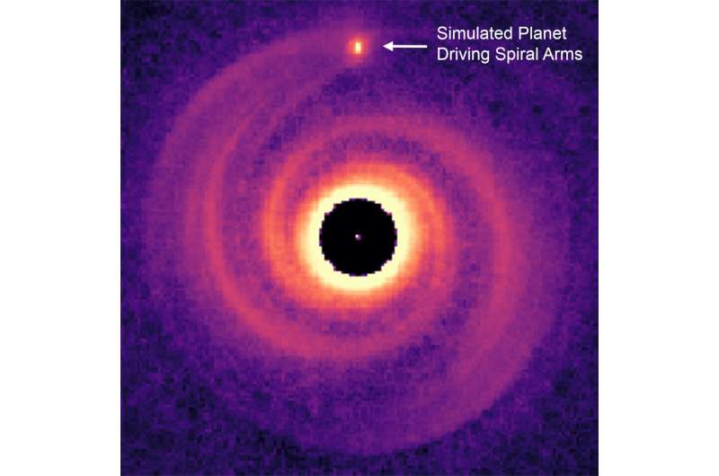 Astronomers discover elusive planet responsible for spiral arms around its star