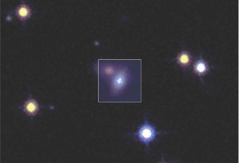 Astronomers discover supernova explosion through rare 'cosmic magnifying glasses'