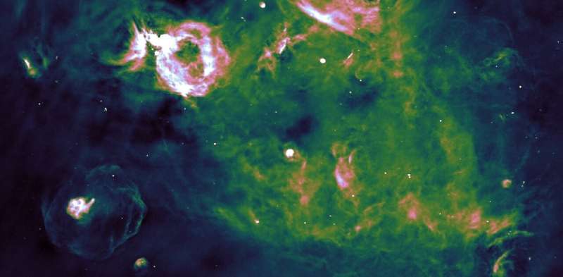 Astronomers reveal the most detailed radio image yet of the Milky Way’s galactic plane