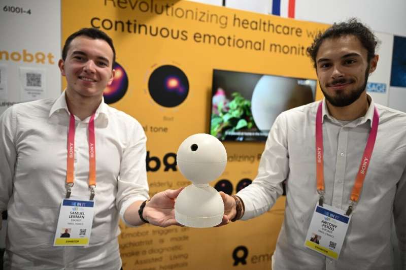 At CES, a French tech startup presented Emobot, an AI-powered device that monitors the emotional state of the elderly.
