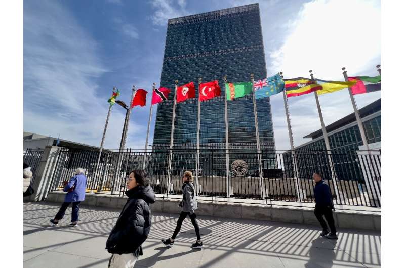 At the United Nations headquarters in New York more than 130 member states co-sponsored a resolution calling for the body's top 