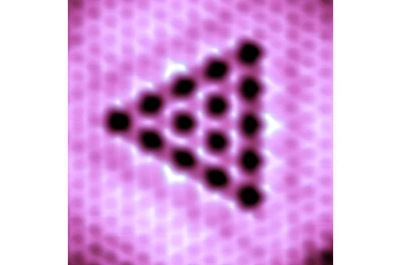 Atomically-precise quantum antidots via vacancy self-assembly