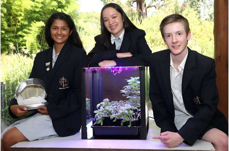 Australian school students are experimenting with 'space veggies' in a NASA initiative