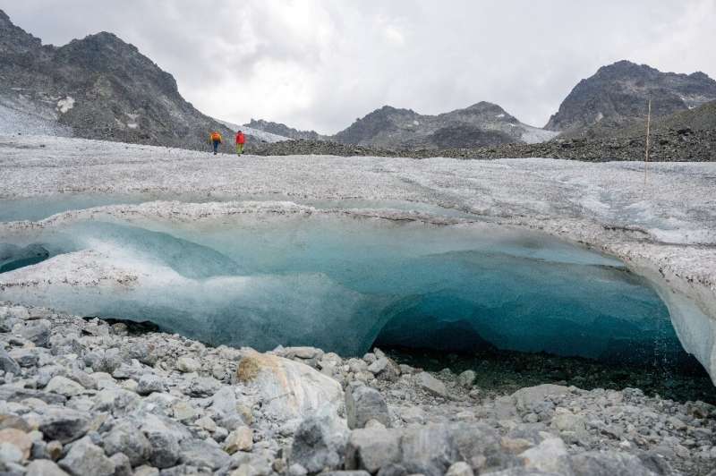 Austria's Jamtal glacier