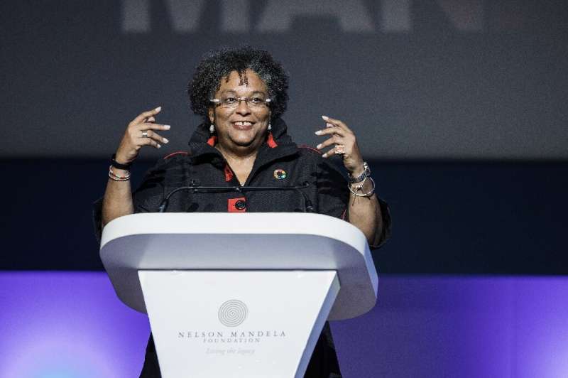 Barbados Prime Minister Mia Mottley leads the Bridgetown Initiative to boost investments to cut carbon pollution