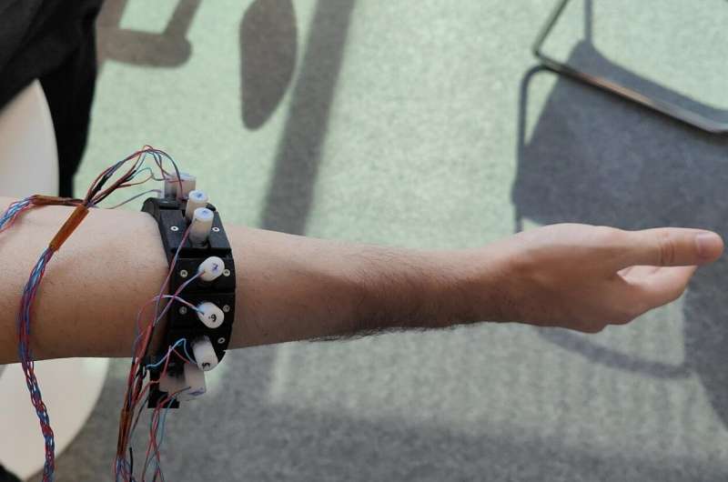Bidirectional control of prosthetic hands using ultrasonic sensors