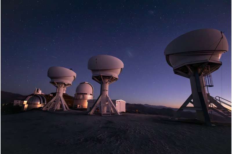 BlackGEM telescopes begin hunt for gravitational-wave sources at ESO's La Silla Observatory