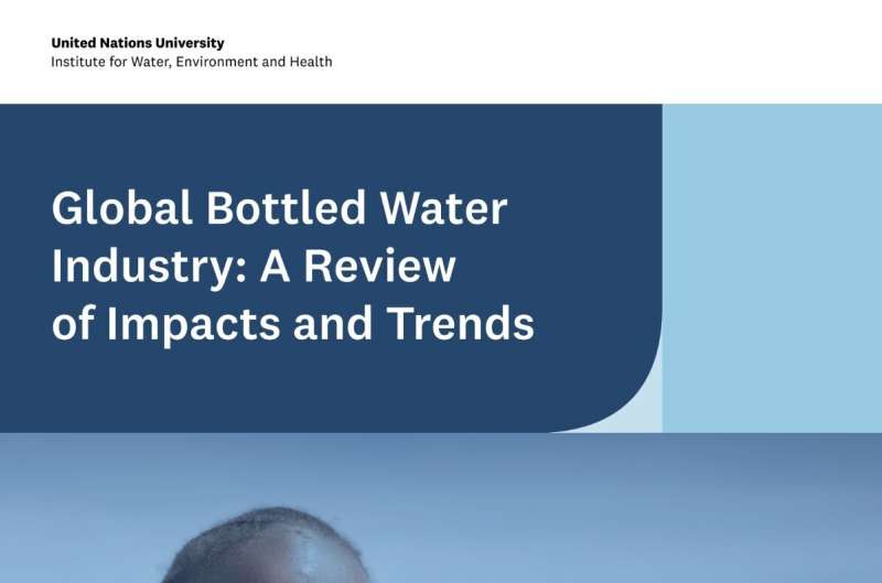 Bottled Water Masks World's Failure to Supply Safe Water for All, Can Slow  Sustainable Development – UNU-INWEH