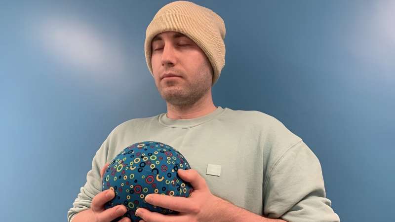 Breathe! The shape-shifting ball that supports mental health